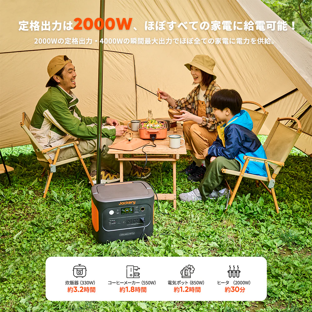 Jackery ポータブル電源 1000 Plus - Image 4