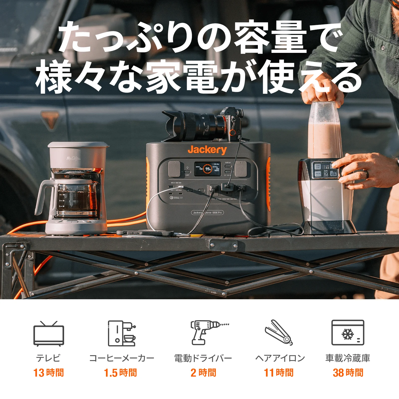 Jackery ポータブル電源 1000 Pro - Image 8