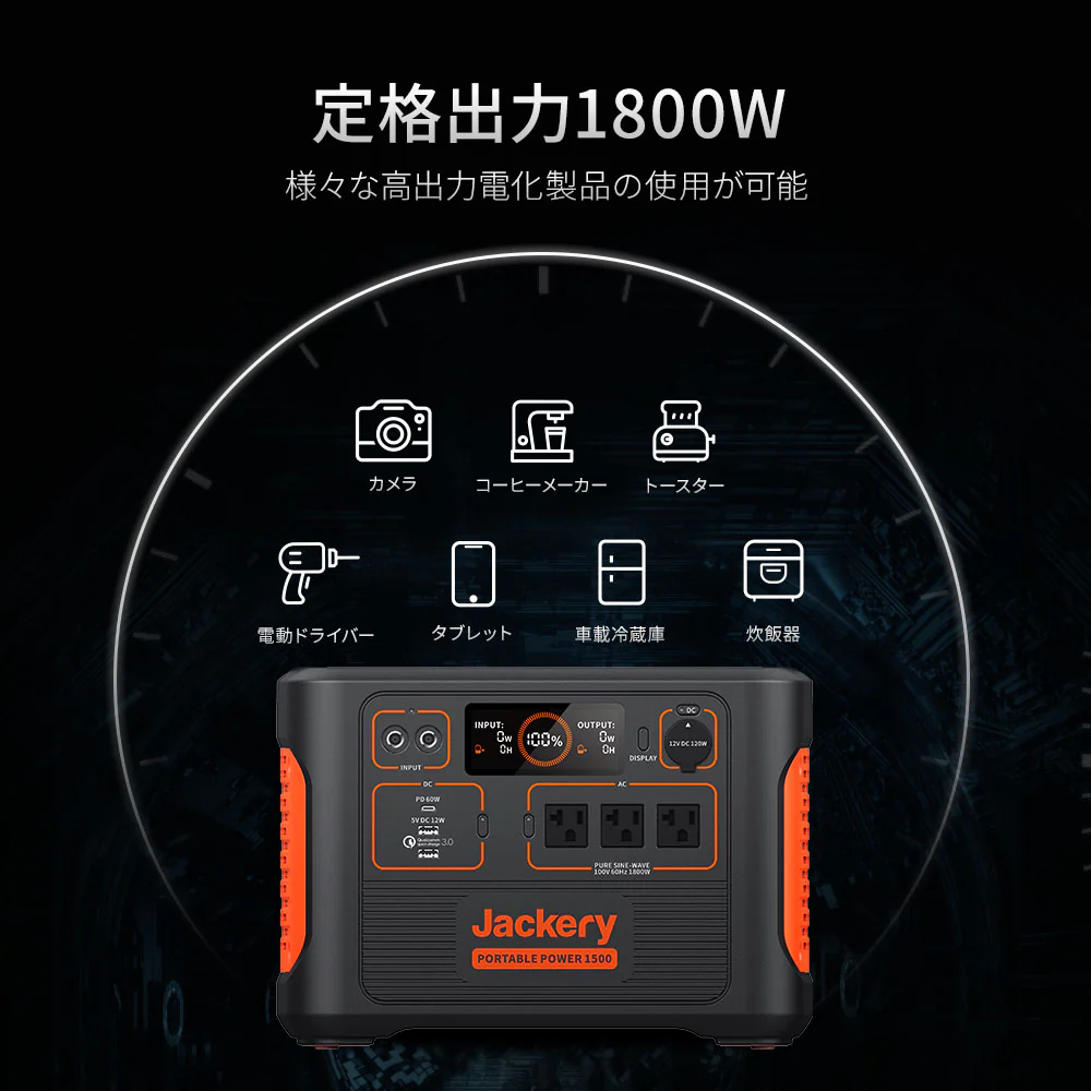 Jackery ポータブル電源 1500 - Image 4