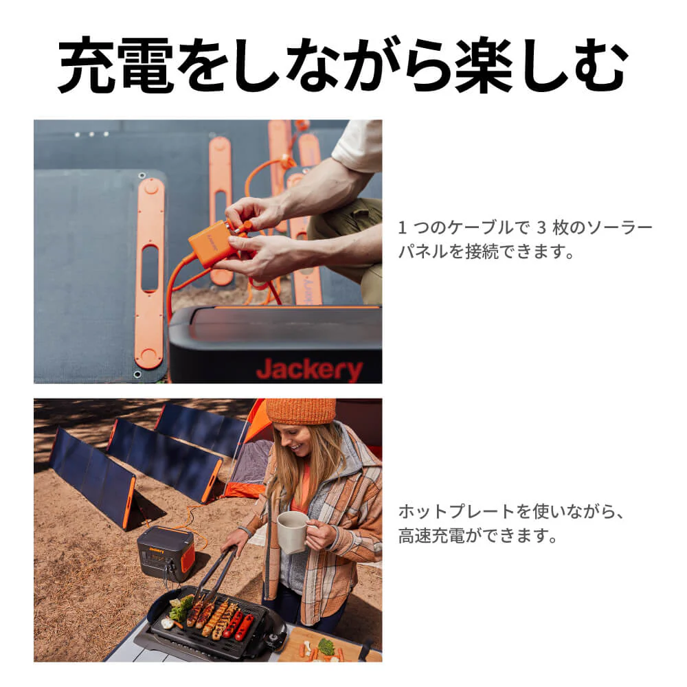 【予約販売・5月下旬順次発送】Jackery SolarSaga アダプター(Pro/Plus/New専用) - Image 3