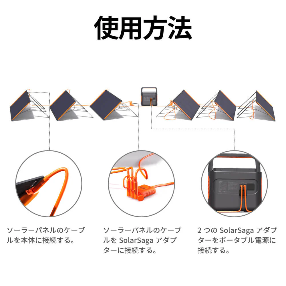 【予約販売・5月下旬順次発送】Jackery SolarSaga アダプター(Pro/Plus/New専用) - Image 5