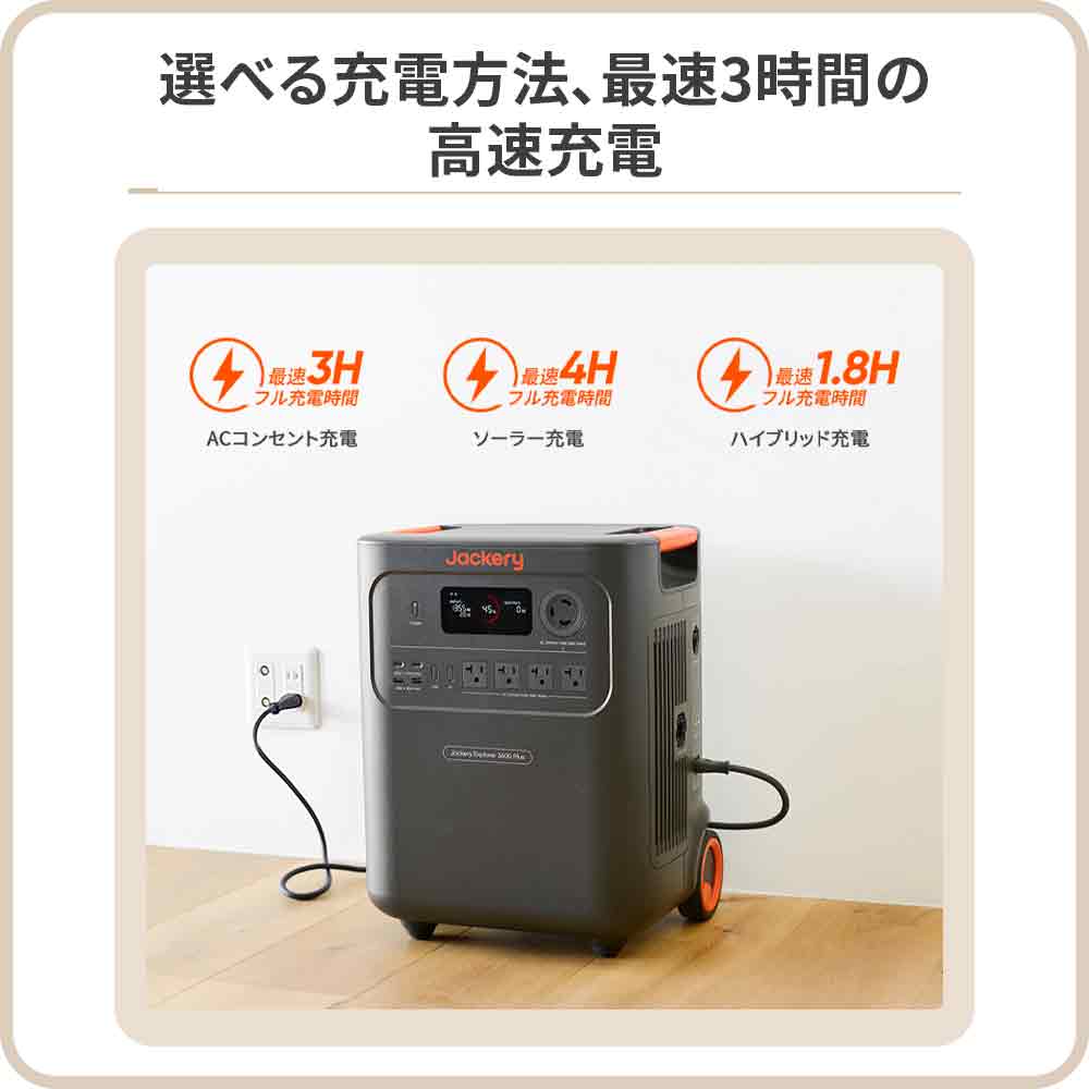 Jackery ポータブル電源 3600 Plus - Image 7