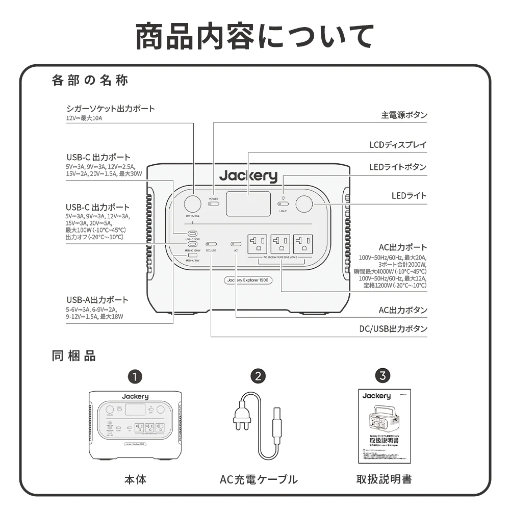 Jackery Solar Generator 1500 New ポータブル電源セット - Image 12